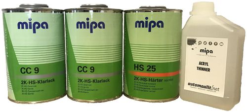 Mipa CC9 Lacquer package 2L