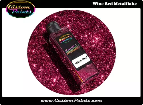 Custom Paints Metalflake Wine Red