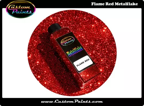 Custom Paints Metalflake Flame red