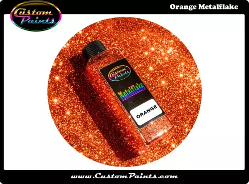 Custom Paints Metalflake Orange