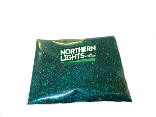 Northern Lights Metaflake - Turquoise Green