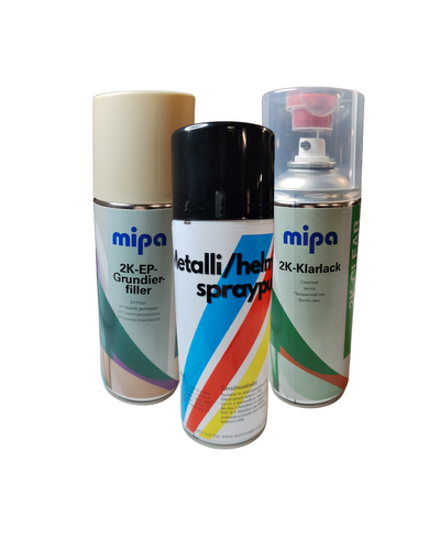 Spraymaalipaketti 2K Metalli- / helmiäisvärit