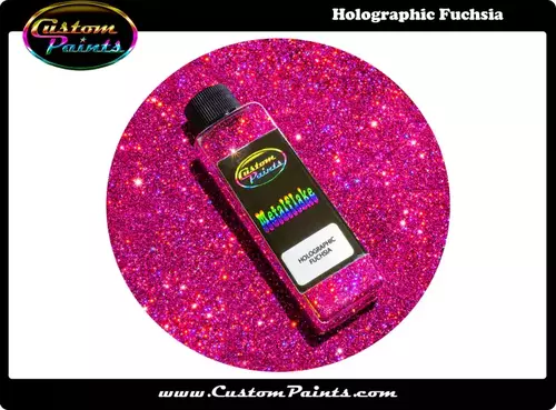 Custom Paints Metalflake Holographic Holographic Fuchsia