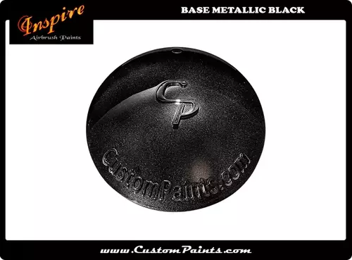 Inspire kynäruiskumaali musta (metallic) 100ml