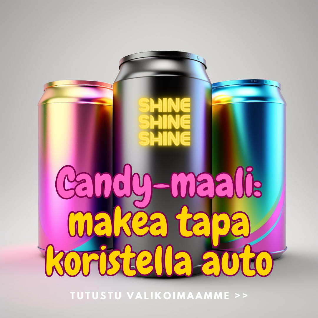 Candy-maali_makea_tapa_koristella_auto
